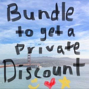 Bundle to get a private discount 😊